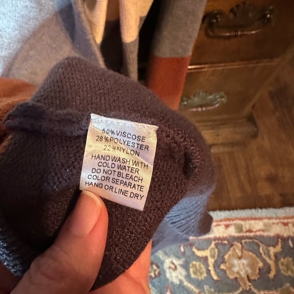 Striped Colorblock Cardigan - Picture 3 of 5